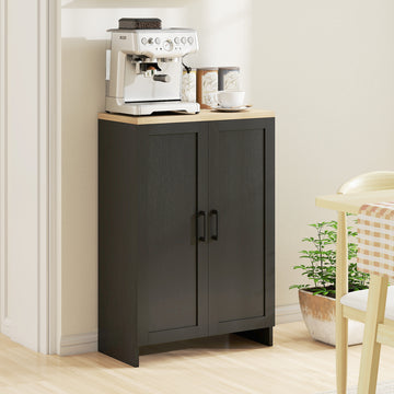 Modern Storage Cabinet with Doors and Adjustable Shelf for Kitchen, Living room, 23.6