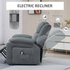 Lift Chair for Seniors, PU Leather Upholstered Electric Recliner Chair with Remote, Side Pockets, Quick Assembly