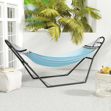 Hammock Stand with Adjustable Height Steel Frame for 0.8