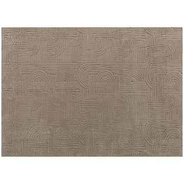5x7 Area Rug, Luxurious Faux Fur Rug, Non-Slip Floor Carpet for Living Room, Bedroom, Dining Room, Tan