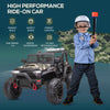 12V Battery-powered Kids Jeep Ride On Police Car with Parental Remote Camouflage