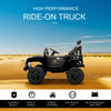12V Battery Powered Kids Ride On Car Off Road Truck Toy w/ Parent Remote, Black