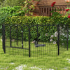 8 Panel Pet Playpen Play Yard Fence Home DIY Heavy-Duty Metal Foldable Indoor Outdoor 31.5