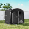 Bike Storage Shed Tent, Portable and Waterproof with 210D Oxford Fabric and Carry Bag for 3-4 Bicycles, Black