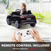 Qaba 12V Battery Powered Kids Electric Car, Audi Q8 etron Sportback Licensed Ride on Car w/ Remote Control, Black