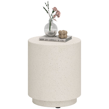 Terrazzo Finish Side Table, 17