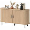 Fluted Sideboard Buffet Cabinet, 55