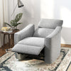 Power Recliner Chair, Chenille Upholstered Recliner Chair with USB Ports, Footrest
