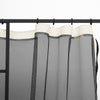 Replacement Mosquito Netting for Gazebo 10' x 10' Black Screen Walls for Canopy with Zippers, White