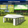 20'x33' Heavy Duty Large Party Tent & Carport with Removable Sidewalls, Portable Garage Canopy Tent