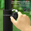 20 lbs Resin Half Round Patio Umbrella Base 20