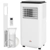 10,000 BTU Moible Air Conditioner 440 Sq. Ft., Dehumidifier Fan Auto Sleep with 24H Timer On/Off, Window Kit