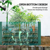 6' x 3' x 2' Raised Garden Bed, Galvanized Planter Box for Growing Flowers, Herbs and Vegetables, Dark Green