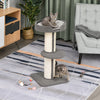Cat Tree Kitty Tower with Sisal Mat Scratching Post, Cat Bed, Cushion, Perch, 18