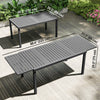 Expandable Outdoor Dining Table for 6-8 People, 59