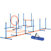 Dog Agility Training Equipment, 5PCS Dog Obstacle Course Starter Kit with Carrying Bag