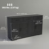 Sideboard Buffet Cabinet with Storage, Modern Coffee Bar Cabinet with 3 Drawers and Adjustable Shelves, Distressed