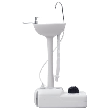 Portable Camping Sink Hand Wash Station with 17L Water Tank, Soap Dispenser and Towel Holder, for Outdoor Events