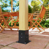 12PCS Pergola Kit, Pergola Brackets with 3-Way & 4-Way Corner Brackets for 4
