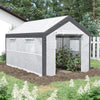 6.6' x 10' x 7' Heavy Duty Walk-In Greenhouse Vegetable Seed Growth Tent Outdoor Plant Growing Tunnel Warm House Flower Shed Backyard