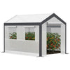 6.6' x 10' x 7' Heavy Duty Walk-In Greenhouse Vegetable Seed Growth Tent Outdoor Plant Growing Tunnel Warm House Flower Shed Backyard