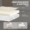Modern 2 Seater Sofa, Upholstered Two Seater Couch with Rubber Wood Legs