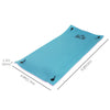 10x5ft Floating Mat Floating Lily Pad Water Carpet Float Aqua Mat Water Recreation and Relaxing in Lake, River, Beach, Swimming Pool, Blue