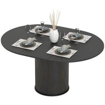 Extendable Kitchen Table for 6-8, 43.5