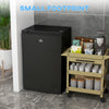 Upright Freezer, 3 Cu.Ft Mini Freezer with Reversible Single Door, Adjustable Thermostat for Home, Dorm, Silver
