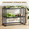 40 Gallon Fish Tank Stand, Heavy Duty Aquarium Stand with Storage Shelf, Adjustable Feet, 36.6