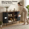 Fluted Sideboard Buffet Cabinet, 55