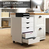 File Cabinet with 5 Drawer Wheels, 15.7