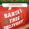 6ft Christmas Inflatable Santa Claus Driving A Truck with LED Lights, Blow-Up Outdoor LED Yard Display for Lawn, Garden, Party