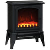 Electric Fireplace Heater, Freestanding Fireplace Stove with Realistic Flame Effect, Overheat Safety Protection, 750W/1500W
