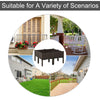4-piece Raised Garden Bed PP Raised Flower Bed Plant Stand Stackable Vegetable Herb Grow Box