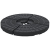 Set of 4 Umbrella Base Weights Outdoor Parasol Holder for Cross Base Portable