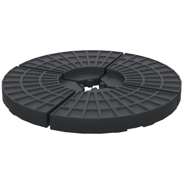 Set of 4 Umbrella Base Weights Outdoor Parasol Holder for Cross Base Portable