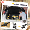 Dog Stroller, One-click Folding Pet Stroller with Cup Holder, 4 Wheels Travel Carrier w/ Brakes, 360° Swiveling Front Wheels, Storage Basket, for XS/Small Dogs Cats, Grey