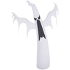 6FT Tall Halloween Inflatable White Ghost, Outdoor Blow Up Yard Decoration with LED Lights for Garden, Lawn, Party, Holiday