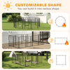 Dog Pen with Gate, 12 Panels Puppy Playpen, Dog Fence, 39