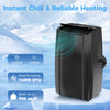 14000 BTU 5-in-1 Portable Air Conditioner with Cool, Heat, Dehumidifier, Fan, Sleep, WiFi Voice Control