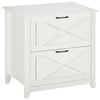 Vertical File Cabinet with Hanging Bars for A4 Size for Home Office, 29.9