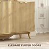 Fluted Sideboard Buffet Cabinet, 55