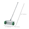 Manual Lawn Aerator with Adjustable Handle, Lawn Aerator Machine, Grass Aerator for Lawn, Yard, Garden