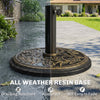 20 lbs Resin Round Patio Umbrella Base 18
