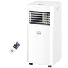 8000 BTU Portable Air Conditioner with Fan & Dehumidifier Mode, Quiet AC Unit with Remote Control, 24-Hour Timer