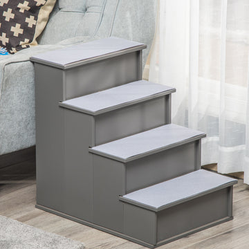 Dog Steps Pet Stairs for Bed Cat Ladder for Couch with Non-Slip Carpet, 15.7