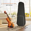4/4 Full Size Violin, Wood Acoustic Violin Set for Beginners, Adults, with Case, Rosin, Shoulder Rest, Brown
