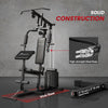 Soozier Multi-Exercise Home Gym Station with 99lbs Weight Stack, for for Back, Chest, Arms, Full Body Workout
