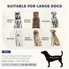 Washable Dog Sofa for Large Dogs, Elevated Pet Couch with Anti-slip Foot Pads, Dark Grey